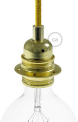 Creative-Cables Creative Cables lámpatest E27 fém lámpafoglalat készlet dupla gyűrűs anyával lámpaernyőhöz PL27MOTTFTERM (PL27MOTTFTERM)