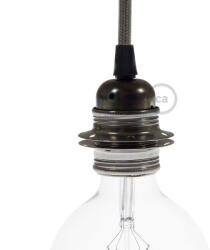 Creative-Cables Creative Cables lámpatest E27 fém lámpafoglalat készlet dupla gyűrűs anyával lámpaernyőhöz PL27MBRTF (PL27MBRTF)