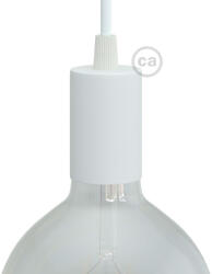 Creative-Cables Creative Cables foglalat Hengeres fém E27 lámpafoglalat készlet KBM4011VBO fehér (KBM4011VBO)