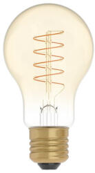 Creative-Cables LED arany izzószálas izzó, ívelt spirál, csepp alakú A60 4W 250Lm E27 1800K, szabályozható - C03 (BB-C03)