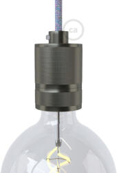 Creative-Cables Creative Cables foglalat Kettős hüvelyes, maratott alumínium E27 lámpafoglalat készlet KBR27ALCF (KBR27ALCF)