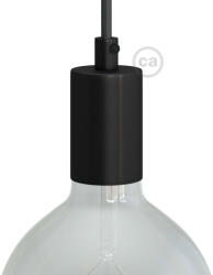 Creative-Cables Creative Cables foglalat Hengeres fém E27 lámpafoglalat készlet KBM4011VNTERM fekete (KBM4011VNTERM)