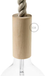 Creative-Cables Creative Cables foglalat Fa E27 lámpafoglalat készlet 2XL kábelhez KBL0124 bükk (KBL0124)