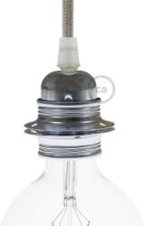 Creative-Cables E27 fém lámpafoglalat készlet dupla gyűrűs anyával lámpaernyőhöz (PL27MARTF)