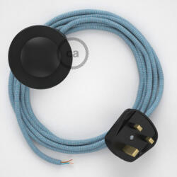 Creative Creative Cables textil lámpakábel Kábelezés lámpához kék Steward pamut kábellel 3 m CINPRD75 (CINPRD75)