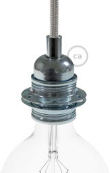 Creative-Cables E27 fém lámpafoglalat készlet dupla gyűrűs anyával lámpaernyőhöz (PL27MARTFTERM)