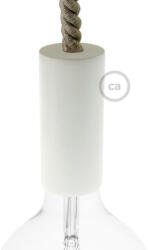 Creative-Cables Creative Cables foglalat Fa E27 lámpafoglalat készlet XL kábelhez KBL0216 fehér (KBL0216)
