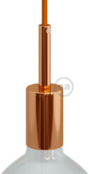 Creative-Cables Creative Cables foglalat Hengeres fém E27 lámpafoglalat készlet 7 cm-es kábelbilinccsel KBM4011RATERM4 réz (KBM4011RATERM4)