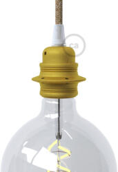 Creative-Cables E27 fém lámpafoglalat készlet dupla gyűrűs anyával lámpaernyőhöz (PL27MZVLIM)