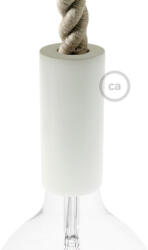 Creative-Cables Creative Cables foglalat Fa E27 lámpafoglalat készlet 2XL kábelhez KBL0224 fehér (KBL0224)