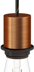 Creative-Cables Creative Cables süllyesztett lámpa E27 félig süllyesztett fém lámpatartó készlet rejtett kábelbilinccsel KBM4551RAS réz (KBM4551RAS)
