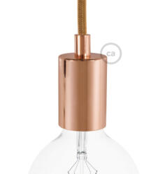 Creative-Cables Hengeres fém E27 lámpafoglalat készlet (KBM4011RATERM)