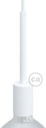 Creative-Cables Creative Cables foglalat Hengeres fém E27 lámpafoglalat készlet 15 cm-es kábelbilinccsel KBM4011VBOTERM5 fehér (KBM4011VBOTERM5)