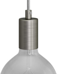 Creative-Cables Creative Cables foglalat Hengeres fém E27 lámpafoglalat készlet KBM4011TISTERM titán (KBM4011TISTERM)