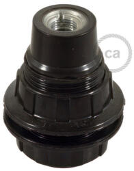 Creative-Cables Kettős hüvelyes bakelit E14 lámpafoglalat készlet lámpaernyőhöz (PL14BNTF)