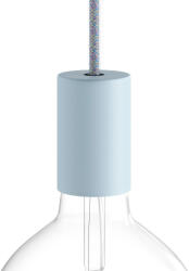 Creative-Cables Creative Cables foglalat Pasztell színű fém E27 lámpafoglalat készlet rejtett kábelbilinccsel KBM4367SB kék (KBM4367SB)