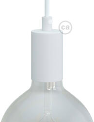 Creative-Cables Creative Cables foglalat Hengeres fém E27 lámpafoglalat készlet KBM4011VBOTERM fehér (KBM4011VBOTERM)