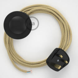 Creative Creative Cables textil lámpakábel Lámpa vezetéke semleges juta kábellel, 3 m CINPRN06 (CINPRN06)