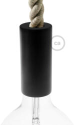 Creative-Cables Creative Cables foglalat Fa E27 lámpafoglalat készlet 2XL kábelhez KBL0324 fekete (KBL0324)