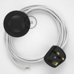 Creative Creative Cables textil lámpakábel Lámpa vezetéke fehér pamut kábellel, 3 m CINPRC01 (CINPRC01)