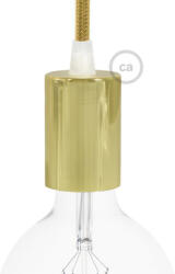 Creative-Cables Hengeres fém E27 lámpafoglalat készlet (KBM4011GO)