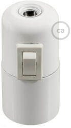 Creative-Cables Creative Cables foglalat Bakelit E27 lámpafoglalat készlet kapcsolóval PL27BBLIN (PL27BBLIN)