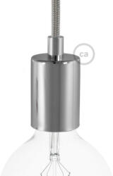 Creative-Cables Creative Cables foglalat Hengeres fém E27 lámpafoglalat készlet KBM4011CRTERM króm (KBM4011CRTERM)