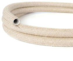 Creative-Cables Creative-Tube rugalmas vezeték, semleges természetes len RN01 szövetborítás, átmérő 20 mm (NG20RN01)