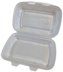  Habdoboz HP3 habtál 24cmx14, 5cm ételes doboz fehér street food (SZID-02654)