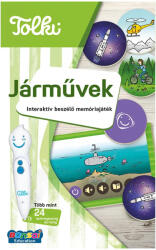  Járművek: Interaktív beszélő memóriajáték