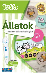  Állatok: Tolki interaktív beszélő memóriajáték