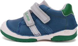 D.D.Step D. D. Step Kisfiú átmeneti bőr babacipő kék-zöld