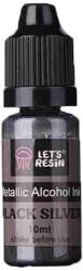  Let's Resin Metallic Alcohol Ink - fekete ezüst, 10 ml