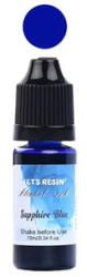  Let's Resin alcohol ink - zafírkék, 10 ml