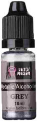 Let's Resin Metallic Alcohol Ink - szürke, 10 ml