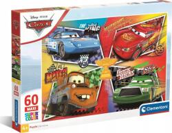 Clementoni - Puzzle SuperColor Puzzle: Cars 60 maxi - 40 - 99 piese