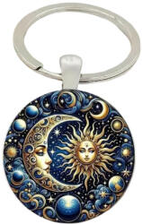 Kincsecske Kollekció Hold és Nap kulcstartó