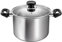 Tescoma Fazék fedővel 22 cm 5, 5 l rozsdamentes acél BRAVA 730822.00 (730822.00)