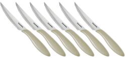 Tescoma Steakkés 12 cm 6 db bézs rozsdamentes acél és műanyag PRESTO 863056.40 (863056.40)