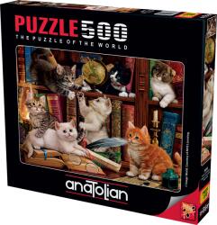 Anatolian Пъзел, Anatolian, Котенца в библиотеката, 500 части (P3618)