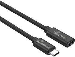 MediaRange Cablu USB 2.0 USB-C male - USB-C female 60W PD Negru 2m MRCS245 (MRCS245)