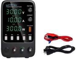 DC tápegység, állítható feszültségszabályozás, mini laboratóriumi tervezés, APS300H 30V 10A