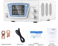 DC tápegység, állítható, 60 V, 20a, 60v 20a, 220 V -os