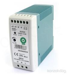 POS Power MDIN60W24 24V/2.5A 60W DIN sínre szerelhető LED tápegység (MDIN60W24) - konzolvilag
