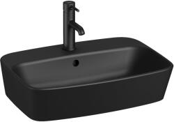 Jika Lyra Plus pultra építhető mosdó 54x40 cm, matt fekete H8183827161041 (H8183827161041)