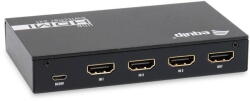 EQUIP Switch EQUIP 3x1 HDMI 2.0 4K/60Hz Black inclusiv telecomanda (332725)