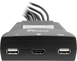 Inter-Tech Switch Inter-Tech LS-21HA HDMI, 2 Port, Kunststoff retail (88887340)