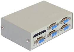 DELOCK Switch DELOCK VGA 4 intrări -> 1 Iesire manual (87635)