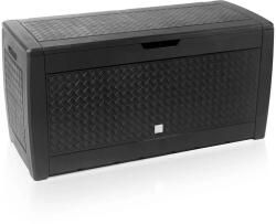 CASARIA Matuba antracit kerti tárolóláda 310l 119x48x60cm kerekekkel 104256