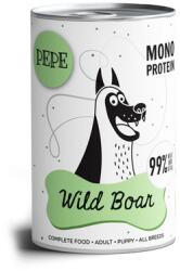 Paka Zwierzaka PEPE Wild Boar 99% (vaddisznó) 800 g monoproteinás táplálék
